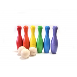 Joc de bitlles arc de Sant Martí 6 pcs