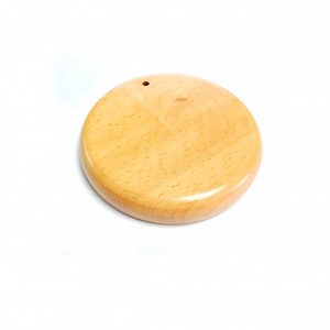 Tapa Ø11cm de faig amb forat de Ø5mm