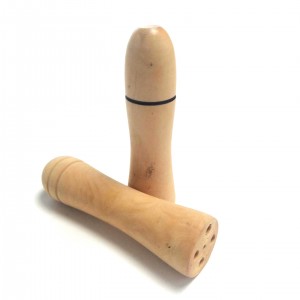 MÀNEC DE BOIX 10,5CM. BASE DE Ø30MM AMB 4 FORATS DE Ø5MM X 15MM