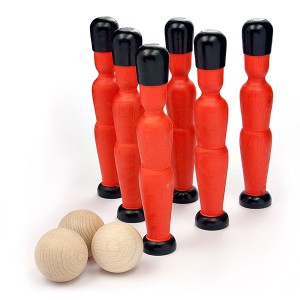 Joc de bitlles soldat 6 pcs